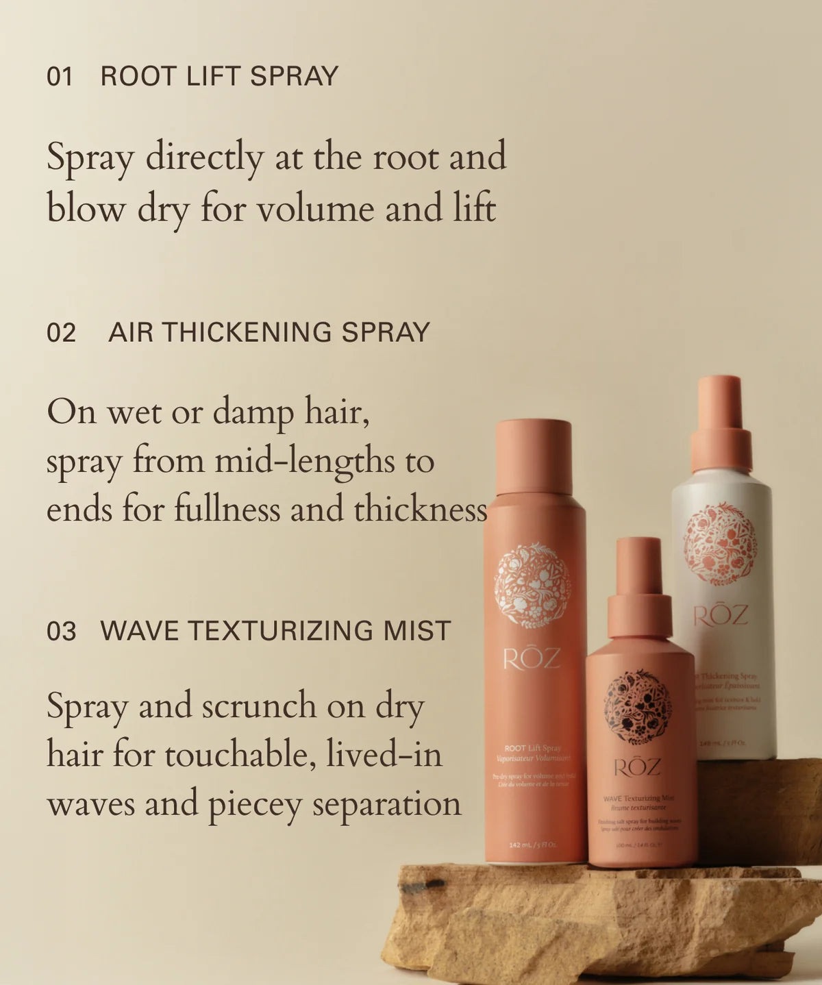 Rōz Wave Texturizing Mist
