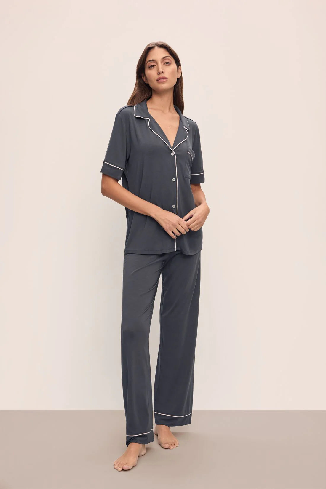 Eberjey Gisele Short Sleeve Pant Set